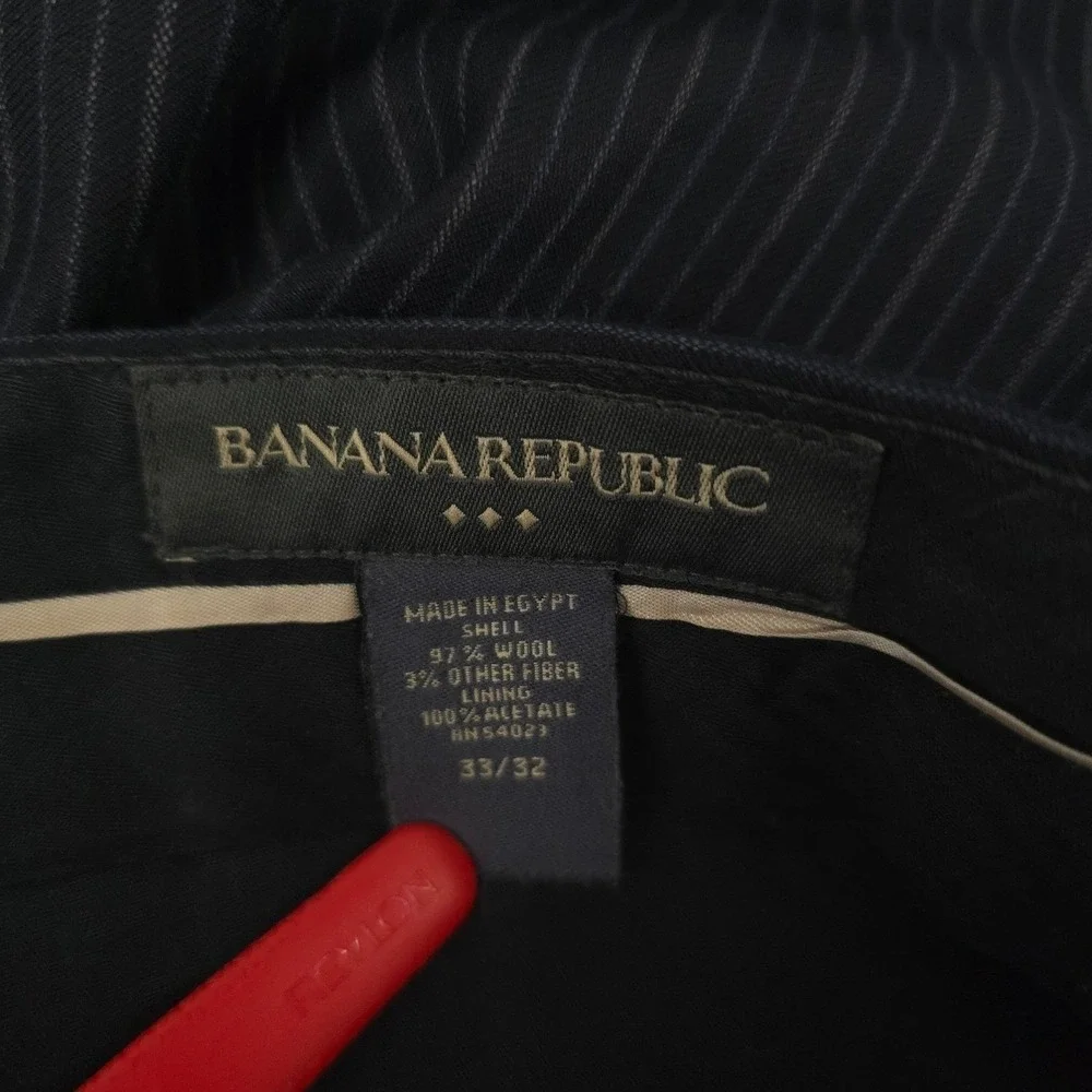 Banana Republic Straight Wool Pants Mens Size 33x32
